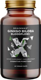 BrainMax Ginkgo Biloba Bloodflow+ 60 pflanzliche Kapseln – Bild 1 von 3