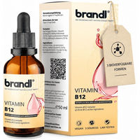 Produktbild von brandl B12 Vitamin Tropfen vegan ohne Zusatzstoffe