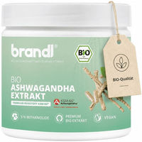 Produktbild von Brandl BIO Ashwagandha Extrakt KSM66 Kapseln vegan 120 Stück