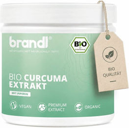 brandl Bio Curcuma Extrakt mit Curcumin und Bio Piperin vegan Kapseln 240 Stück – Bild 1 von 2