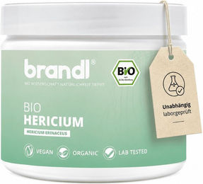 brandl Bio Lions Mane Hericium Erinaceus Vitalpilz Kapseln vegan ohne Zusatzstoffe – Bild 1 von 2