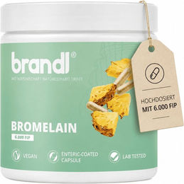 brandl Bromelain hochdosiert vegan Kapseln 120 Stück ohne Zusatzstoffe – Bild 1 von 3