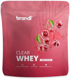 brandl Clear Whey Isolat Protein Pulver Cherry Splash 800 g laktosearm zuckerarm – Bild 1 von 5