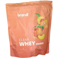 Produktbild von brandl Clear Whey Isolat Protein Pulver Natural Peach 800 g laktosearm und zuckerarm