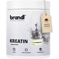Produktbild von brandl Creapure Kreatin Monohydrat Pulver 500g vegan ohne Zusatzstoffe