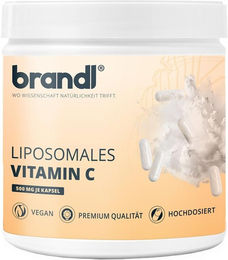 Brandl Liposomales Vitamin C Kapseln 1000 mg vegan ohne Zusatzstoffe 120 Stück – Bild 1 von 2