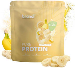 Brandl Pure Protein 2.0 Veganes Mehrkomponenten Proteinpulver Banane ohne Zusatzstoffe – Bild 1 von 2