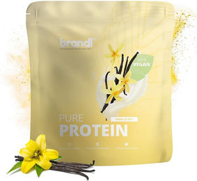 Brandl Pure Protein 2.0 Veganes Mehrkomponenten Proteinpulver Vanille ohne Zusatzstoffe 1000 g – Bild 1 von 2