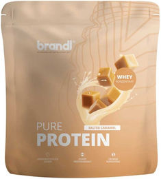 Brandl Pure Protein 2.0 Whey Protein Konzentrat Salted Caramel Pulver ohne Zusatzstoffe 1000 g – Bild 1 von 4