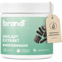 Produktbild von brandl® Shilajit Kapseln vegan mit 500 mg Extrakt