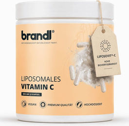 brandl® Vitamin C 500 mg liposomal hochdosiert vegan ohne Zusatzstoffe 240 Kapseln – Bild 1 von 2