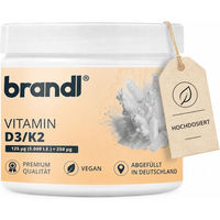 Produktbild von brandl Vitamin D3 K2 vegan Kapseln 5000 IE für Sportler 240 Kapseln