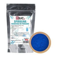 Produktbild von BRAT.PL Blaues Spirulina-Pulver 25g