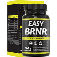 Produktbild von BRNR Easy Leichte Formel 5in1 Stoffwechsel-Kur mit Cholin, Chrom, Glucomannan und Grüntee Vegan 120 Kapseln
