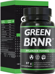 BRNR GREEN Grüntee Extrakt hochdosiert mit EGCG und Polyphenolen vegan Kapseln 120 Stück – Bild 1 von 8