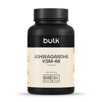 Produktbild von Bulk Ashwagandha KSM-66 Kapseln 500 mg 90 Stück
