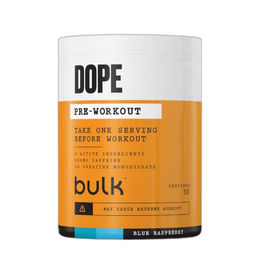Bulk Dope Pre-Workout Pulver Blue Raspberry 495 g – Bild 1 von 4