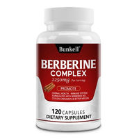 Produktbild von Bunkell Berberin Complex 2250 mg Nahrungsergänzungsmittel 120 Kapseln