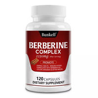 Produktbild von Bunkell Berberine Complex 2250 mg Nahrungsergänzungsmittel 120 Kapseln