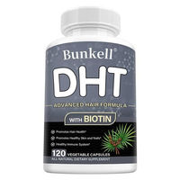 Produktbild von Bunkell Biotin-Komplex mit DHT Blocker Kapseln für Haare Haut und Nägel Unisex 120 Kapseln