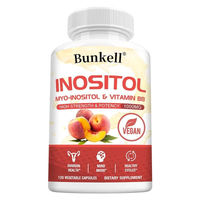 Produktbild von Bunkell Inositol 1000mg mit Vitamin B8 Kapseln für Frauen 120 Stück