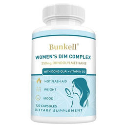 Bunkell Women's DIM Complex 250mg Diindolylmethane 120 Kapseln Nahrungsergänzungsmittel für die Frauengesundheit – Bild 1 von 3