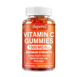 Buporai Beauty-Kollagen-Kombi Vitamin C Gummis mit 100 Gummibärchen – Bild 1 von 3