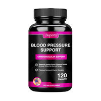 Produktbild von Buporai Blood Pressure Support Nahrungsergänzungsmittel mit Hibiskus und Weißdorn 120 Kapseln