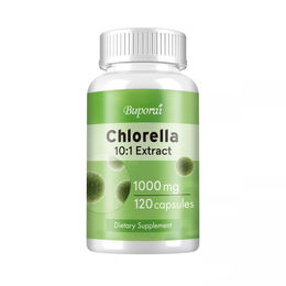 Buporai Chlorella 10:1 Extrakt 1000 mg Kapseln 120 Stück – Bild 1 von 2