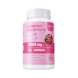 Buporai Cranberry Nahrungsergänzungsmittel 25000 mg 120 Kapseln – Bild 1 von 3