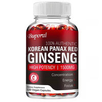 Produktbild von Buporai Korean Panax Red Ginseng 1500 mg Kapseln 120 Stück