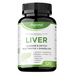 Buporai Liver Cleanse & Detox Nahrungsergänzungsmittel 120 Kapseln – Bild 1 von 3
