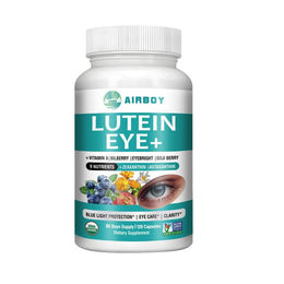 Buporai Lutein Eye Nahrungsergänzungsmittel mit Zeaxanthin, Astaxanthin und Bilberry, 120 Kapseln – Bild 1 von 3