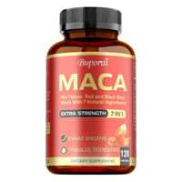 Produktbild von Buporai Maca Extra Strength 7 in 1 Nahrungsergänzungsmittel 120 Kapseln