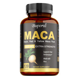 Buporai Maca Kapseln 1500 mg mit 120 Kapseln – Bild 1 von 4