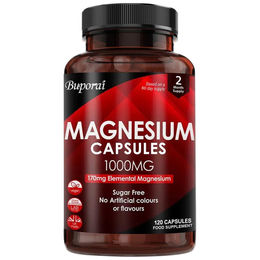 Buporai Magnesium 1000 mg Kapseln 120 Stück – Bild 1 von 4