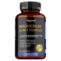 Produktbild von Buporai Magnesium 12-in-1 Complex Nahrungsergänzungsmittel 120 Kapseln