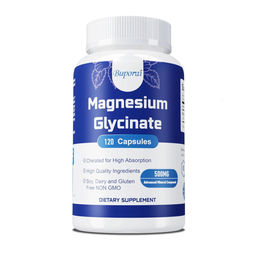Buporai Magnesium Bisglycinat 500 mg Kapseln 120 Stück – Bild 1 von 3