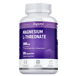 Buporai Magnesium L-Threonat Kapseln für Erwachsene 120 Stück – Bild 1 von 3