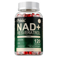 Produktbild von Buporai NAD + Resveratrol Nahrungsergänzungsmittel für Erwachsene 120 Kapseln