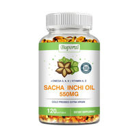 Produktbild von Buporai Sacha Inchi Öl 550 mg Kapseln 120 Stück