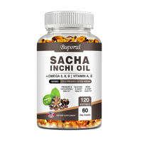 Produktbild von Buporai Sacha Inchi Öl mit Omega 3, 6, 9 sowie Vitamin A und E Kapseln 120 Stück