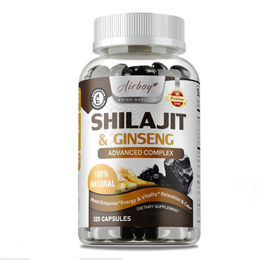 Buporai Shilajit & Ginseng Complex 1500 mg Kapseln 120 Stück – Bild 1 von 4