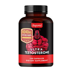 Buporai Ultra Testosterone 8040 mg Nahrungsergänzungsmittel für Männer 120 Kapseln – Bild 1 von 4
