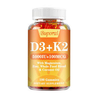 Produktbild von Buporai Vitamin D3 + K2 Gummibärchen 100 Stück