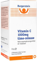 Burgerstein Vitamin C 1000 mg Ascorbinsäure Tabletten 60 Stück – Bild 1 von 1