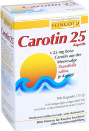 Burton Feingold Carotin 25 Vitamin A Kapseln für Erwachsene 100 Stück – Bild 1 von 1