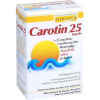 Produktbild von Burton Feingold Carotin 25 Vitamin A Kapseln für Erwachsene 100 Stück