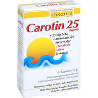 Produktbild von Burton Feingold Carotin 25 Vitamin A Kapseln für Erwachsene 40 Stück