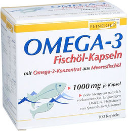 Burton Feingold Omega-3 Fischöl Kapseln mit 1500 mg für Erwachsene 100 Stück – Bild 1 von 1